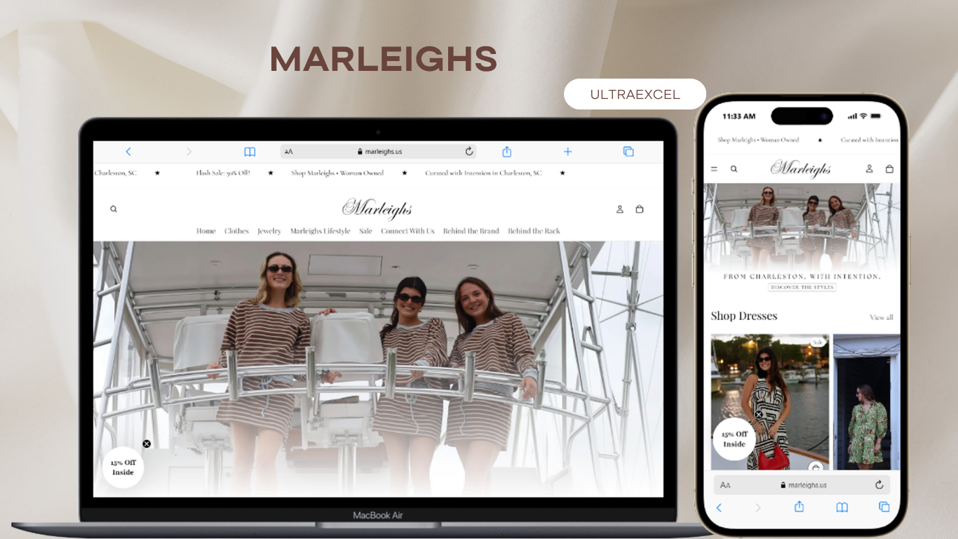 Marleighs Shopify store