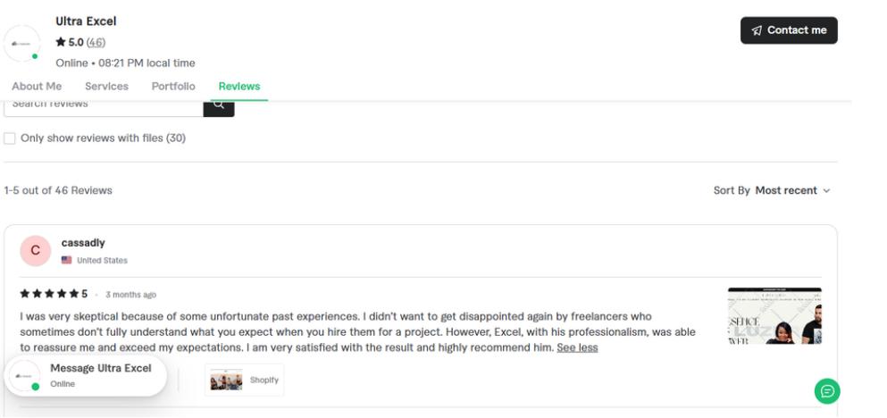Verified Fiverr review 2