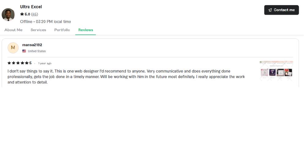 Verified Fiverr review 14