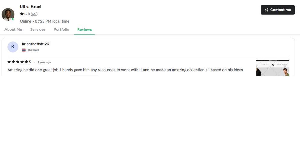 Verified Fiverr review 25