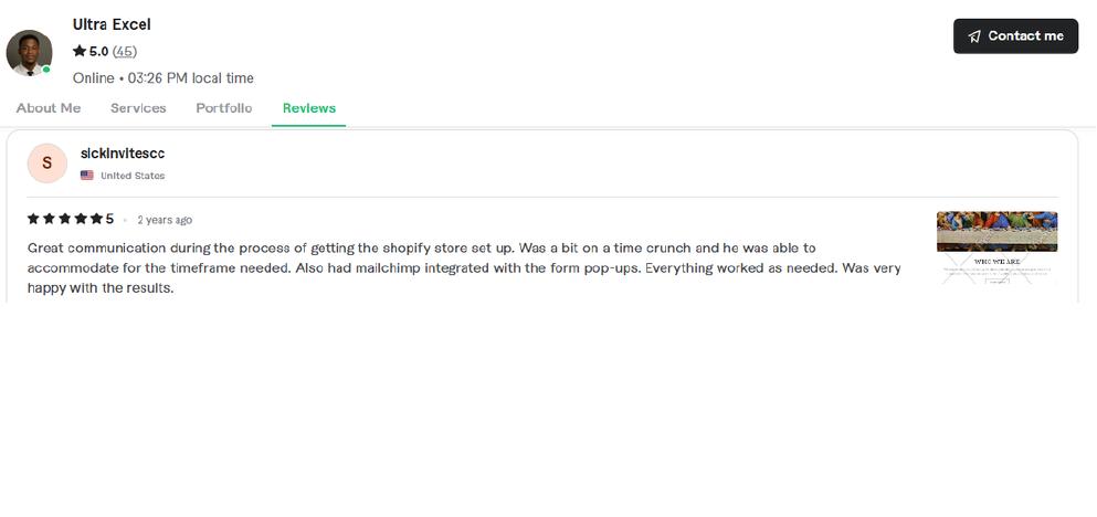 Verified Fiverr review 28