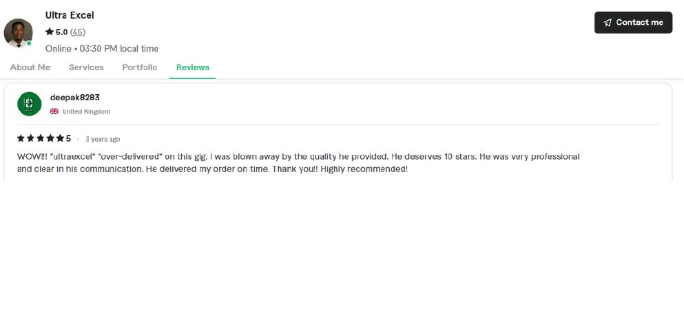 Verified Fiverr review 42